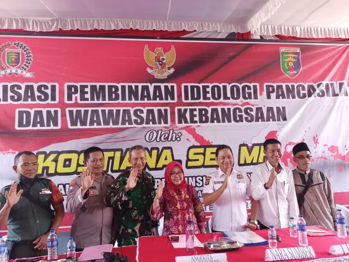 Gaungkan Pancasila, Kostiana Ajak Masyarakat Jaga Kerukunan
