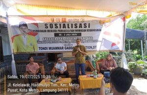 Tondi Tegaskan Pancasila Sebagai Pandangan Hidup Bangsa
