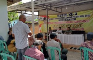 Dihadapan Tondi, Warga Metro Pusat Keluhkan Saluran Tersier