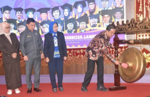 Ketua Komisi V DPRD Provinsi Lampung Hadiri Gelar Wicara Guru Besar FKIP Unila Dies Natalis ke-58