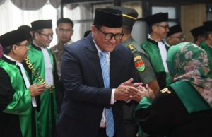Ketua DPRD Provinsi Lampung Hadiri Wisuda Purna Bhakti Ketua Pengadilan Tinggi Agama Bandar Lampung